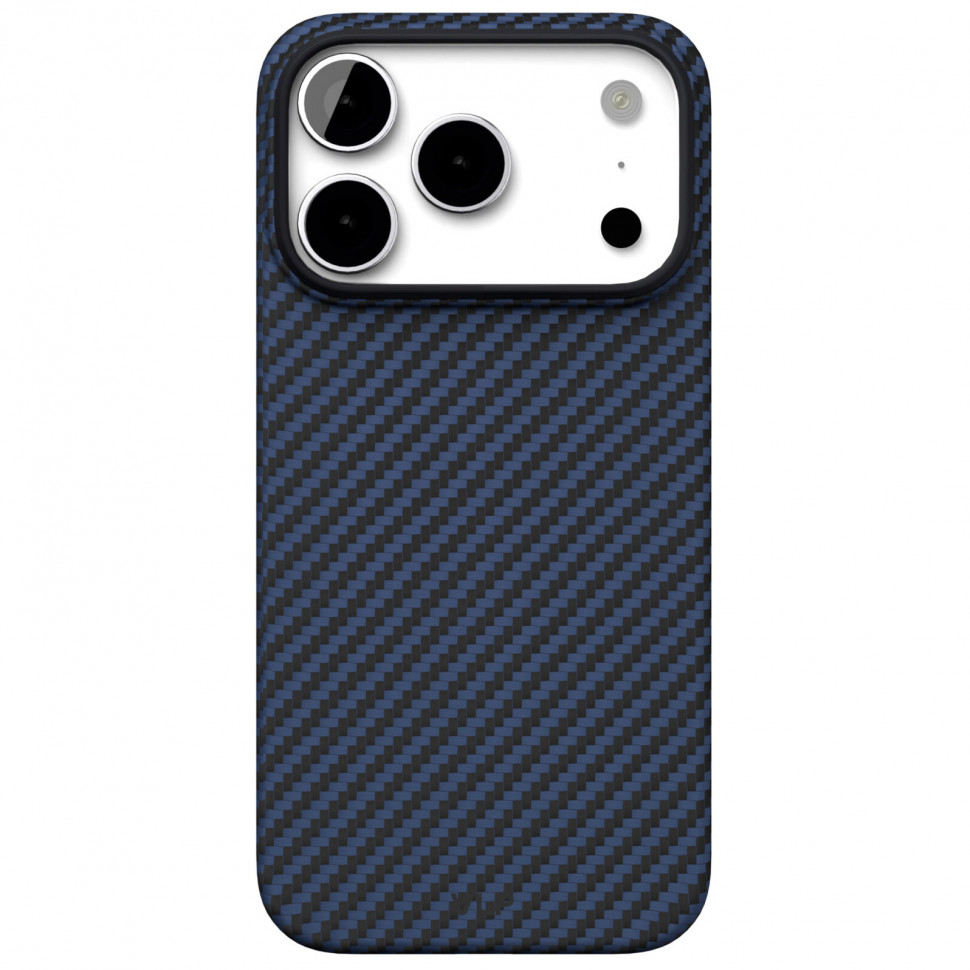 Чехол защитный VLP Kevlar Case MagSafe для iPhone 17 Pro Синий