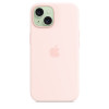 Чехол защитный Apple Silicone Case с MagSafe для iPhone 15 Plus Light Pink