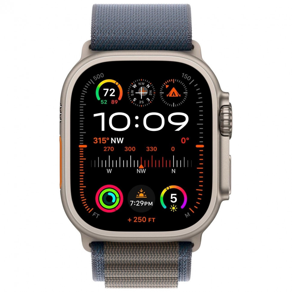 Умные часы Apple Watch Ultra 2 49mm Titanium Case with Blue Alpine Loop (S)