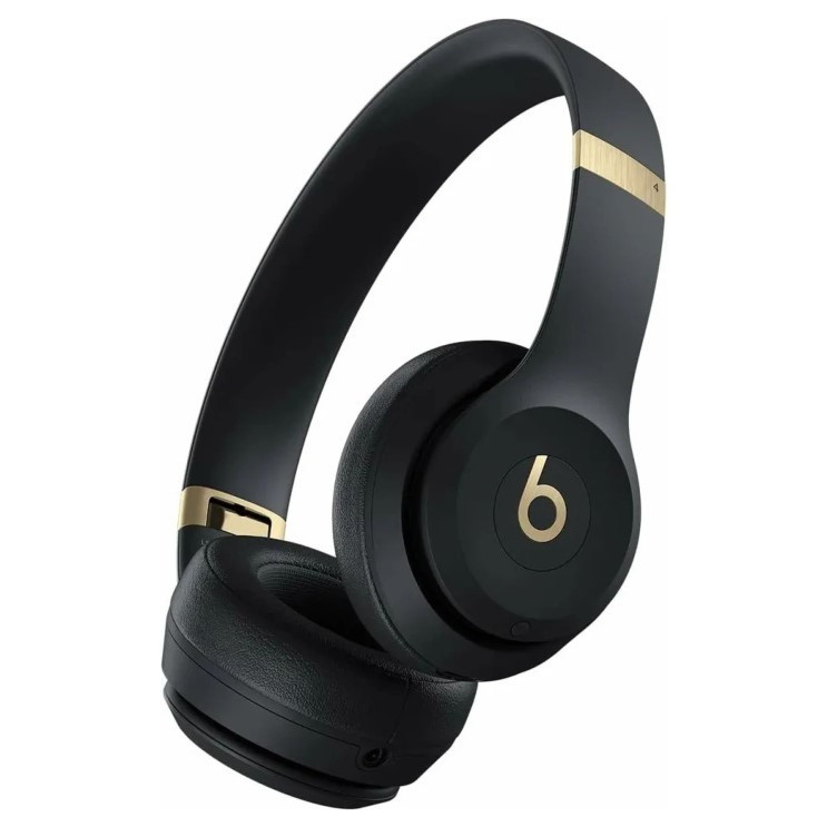 Беспроводные наушники Beats Solo 4 Черный (Black & Gold)