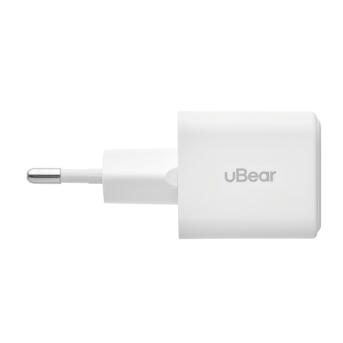 Сетевое зарядное устройство uBear Bridge GaN 30W USB-C PD PPS Белый