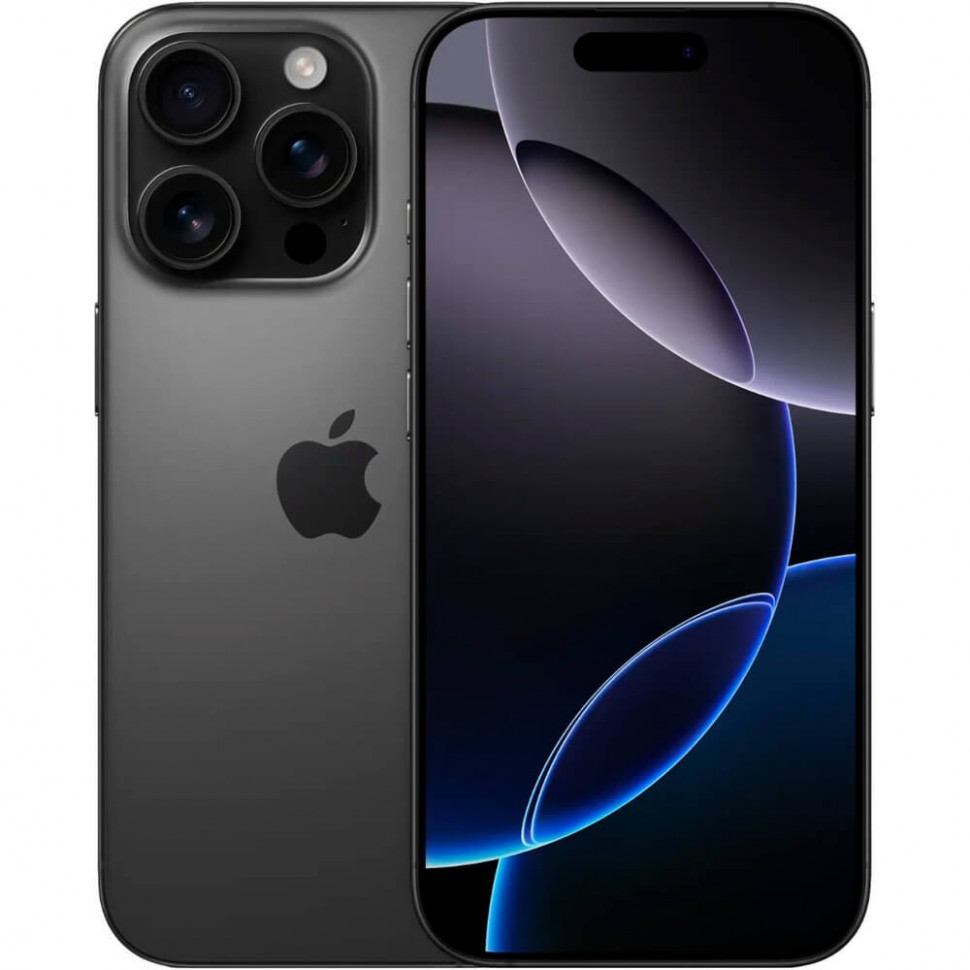 Смартфон Apple iPhone 16 Pro 512GB Черный титан (Black Titanium)