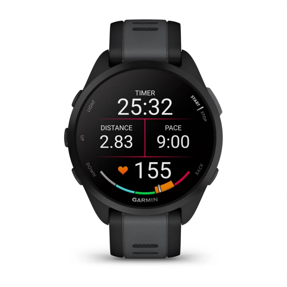Умные часы Garmin Forerunner 165 Music Black/Slate Gray (010-02863-30)