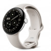 Умные часы Google Pixel Watch 4 41mm Wi-Fi Серебряный/Бежевый (Polished Silver/Porcelain)