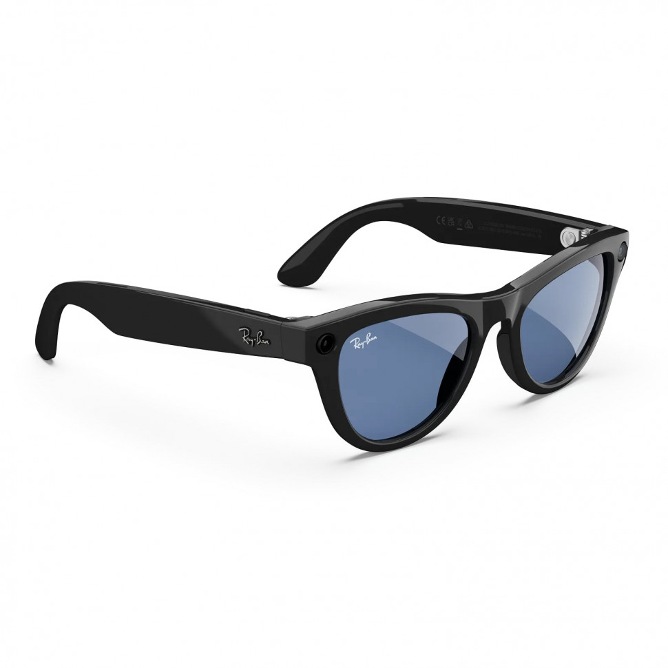 Умные очки Ray-Ban Skyler Shiny Chalky Gray/Sapphire Transitions (RW4010)