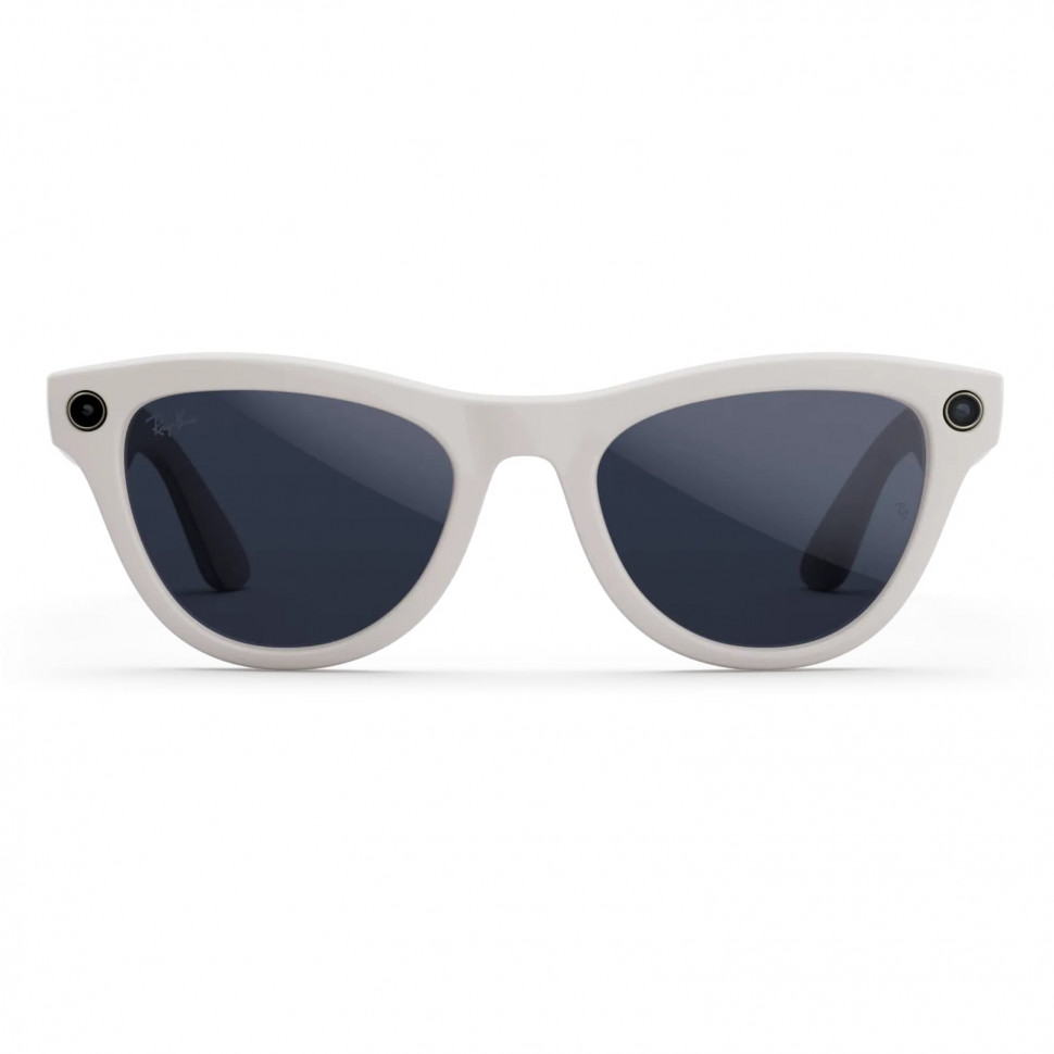 Умные очки Ray-Ban Skyler Shiny Chalky Gray/Sapphire Transitions (RW4010)