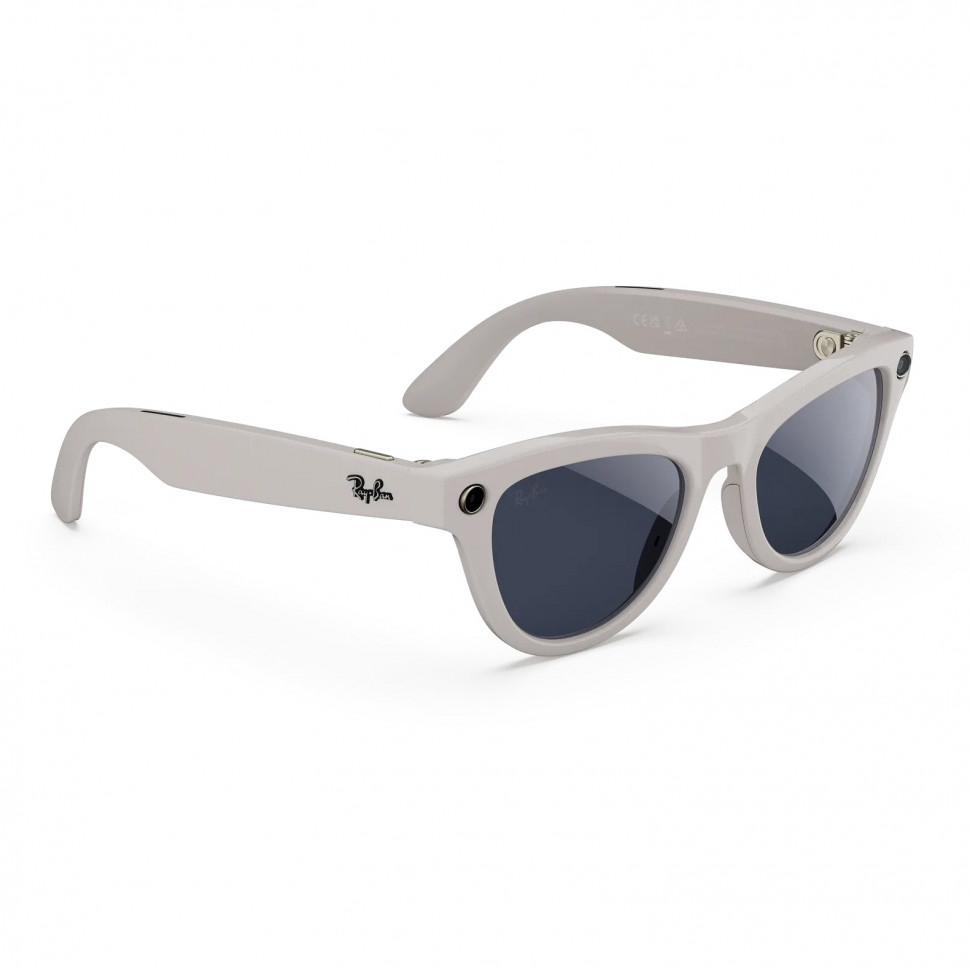 Умные очки Ray-Ban Skyler Shiny Chalky Gray/Sapphire Transitions (RW4010)