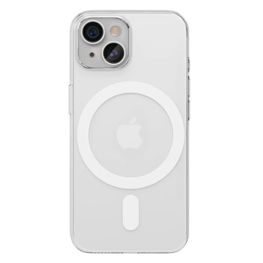 Чехол защитный VLP Crystal Case MagSafe для iPhone 15 Plus Прозрачный