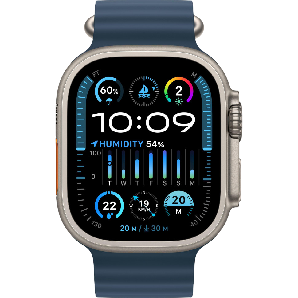 Умные часы Apple Watch Ultra 2 49mm Titanium Case with Blue Ocean Band