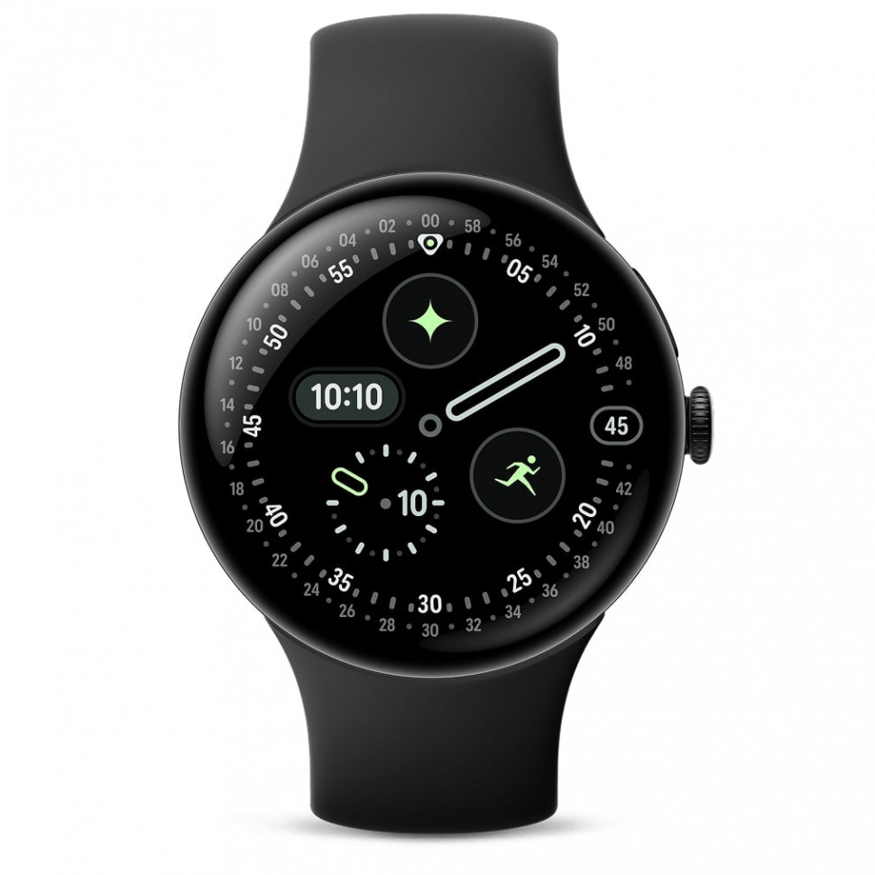 Умные часы Google Pixel Watch 4 45mm Wi-Fi Черный (Matte Black/Obsidian)
