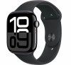 Умные часы Apple Watch Series 10 46mm Jet Black Aluminum Case with Black Sport Band (M/L)