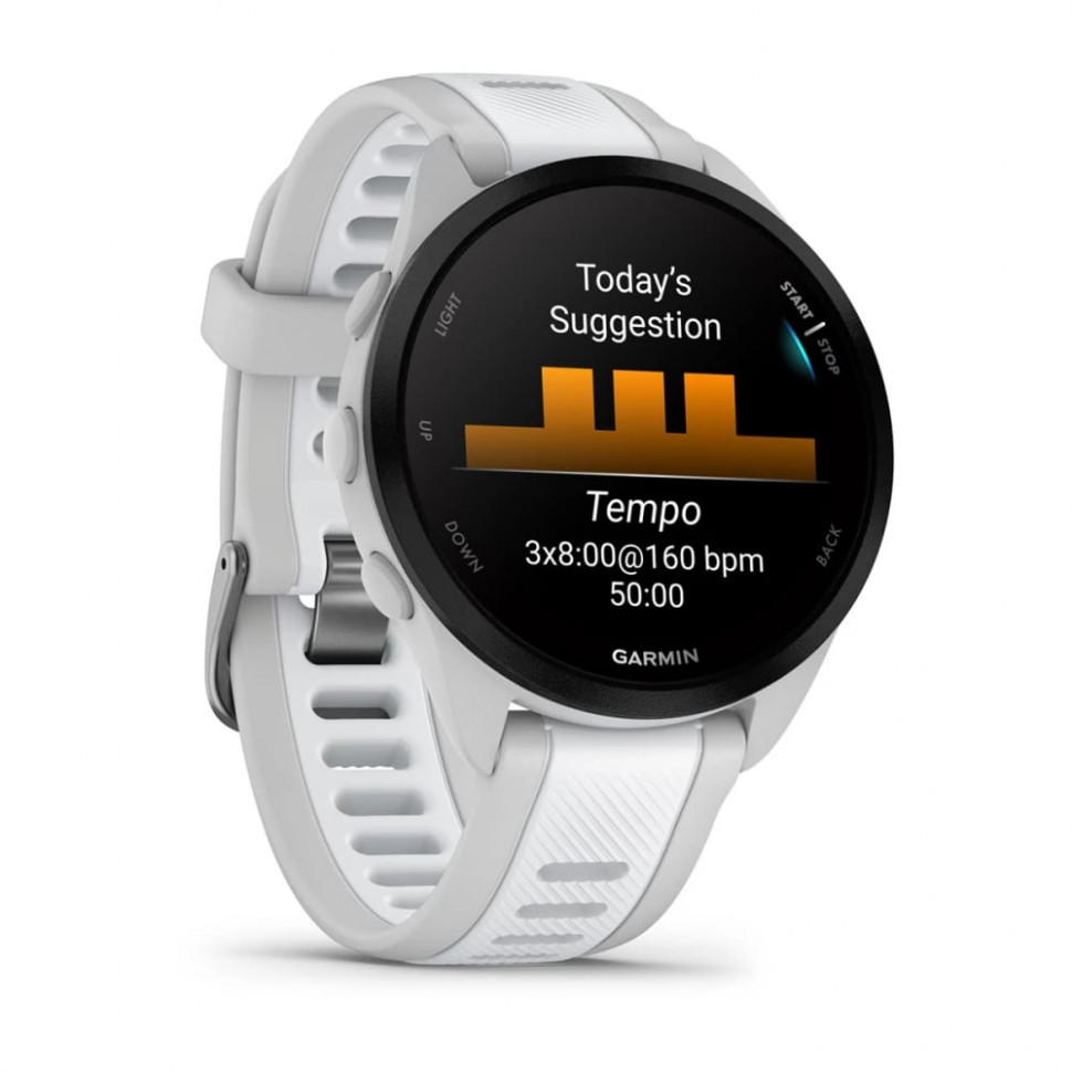 Умные часы Garmin Forerunner 165 Mist Gray/Whitestone (010-02863-21)