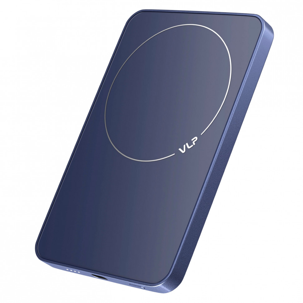 Внешний аккумулятор VLP Diamond Energy MagSafe Qi2 5000 мАч Темно синий