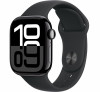 Умные часы Apple Watch Series 10 42mm Jet Black Aluminum Case with Black Sport Band (S/M)
