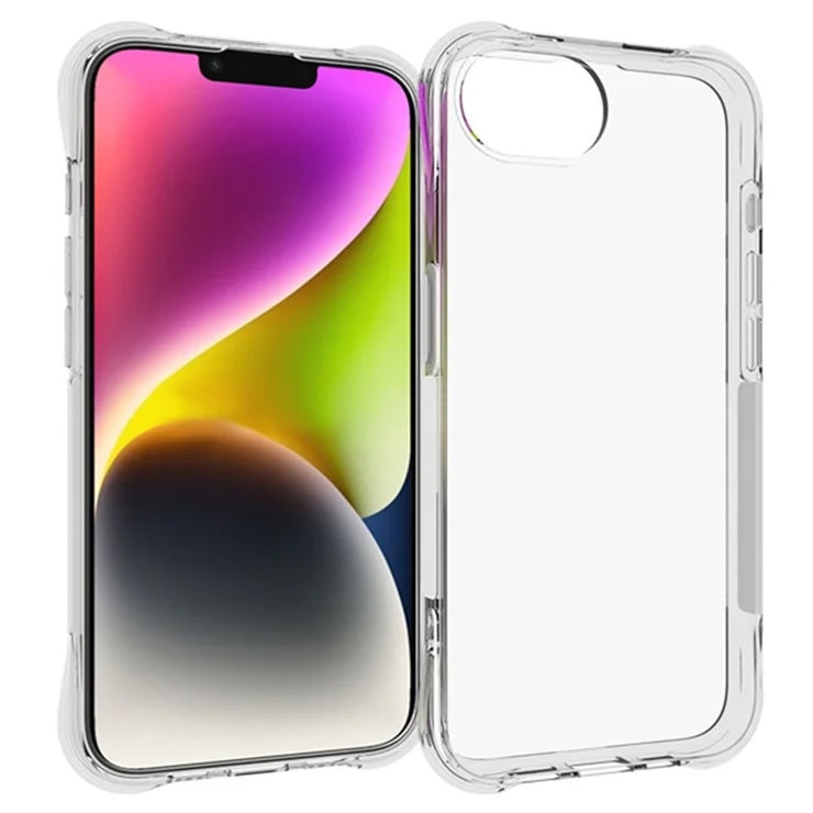 Чехол защитный силиконовый для iPhone 16e TPU Clear Card Прозрачный