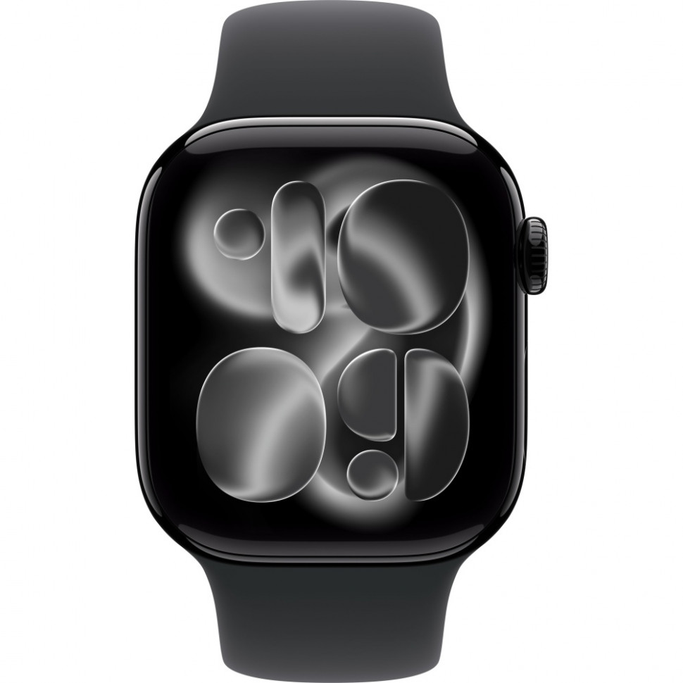 Умные часы Apple Watch Series 11 42mm Jet Black Aluminum Case with Black Sport Band (M/L)