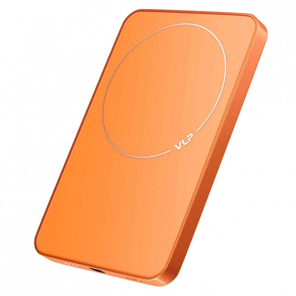 Внешний аккумулятор VLP Diamond Energy MagSafe Qi2 5000 мАч Космический оранжевый