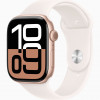 Умные часы Apple Watch Series 10 46mm Rose Gold Aluminum Case with Light Blush Sport Band (M/L)