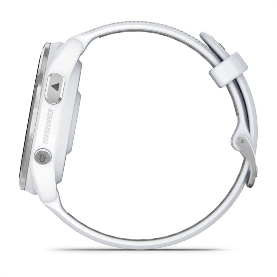 Умные часы Garmin Forerunner 965 Titanium Bezel with Whitestone Case and Whitestone/Powder Gray Silicone Band (010-02809-11)
