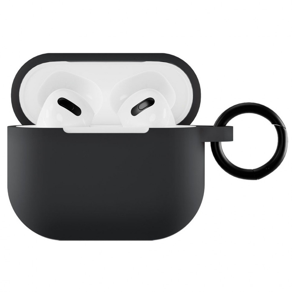 Чехол для наушников VLP Silicone Case Soft Touch для AirPods 3 Black