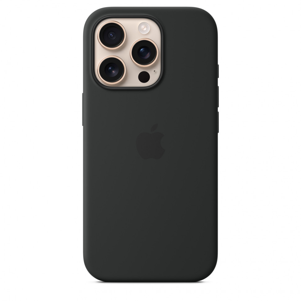 Чехол защитный Apple Silicone Case с MagSafe для iPhone 16 Pro Black