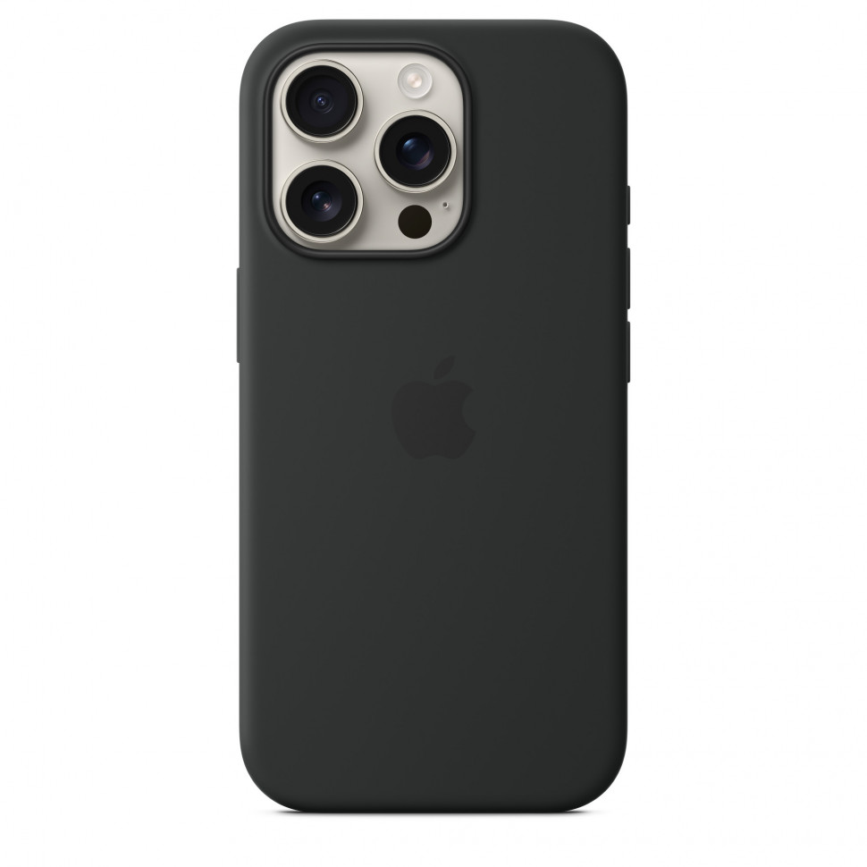 Чехол защитный Apple Silicone Case с MagSafe для iPhone 16 Pro Black