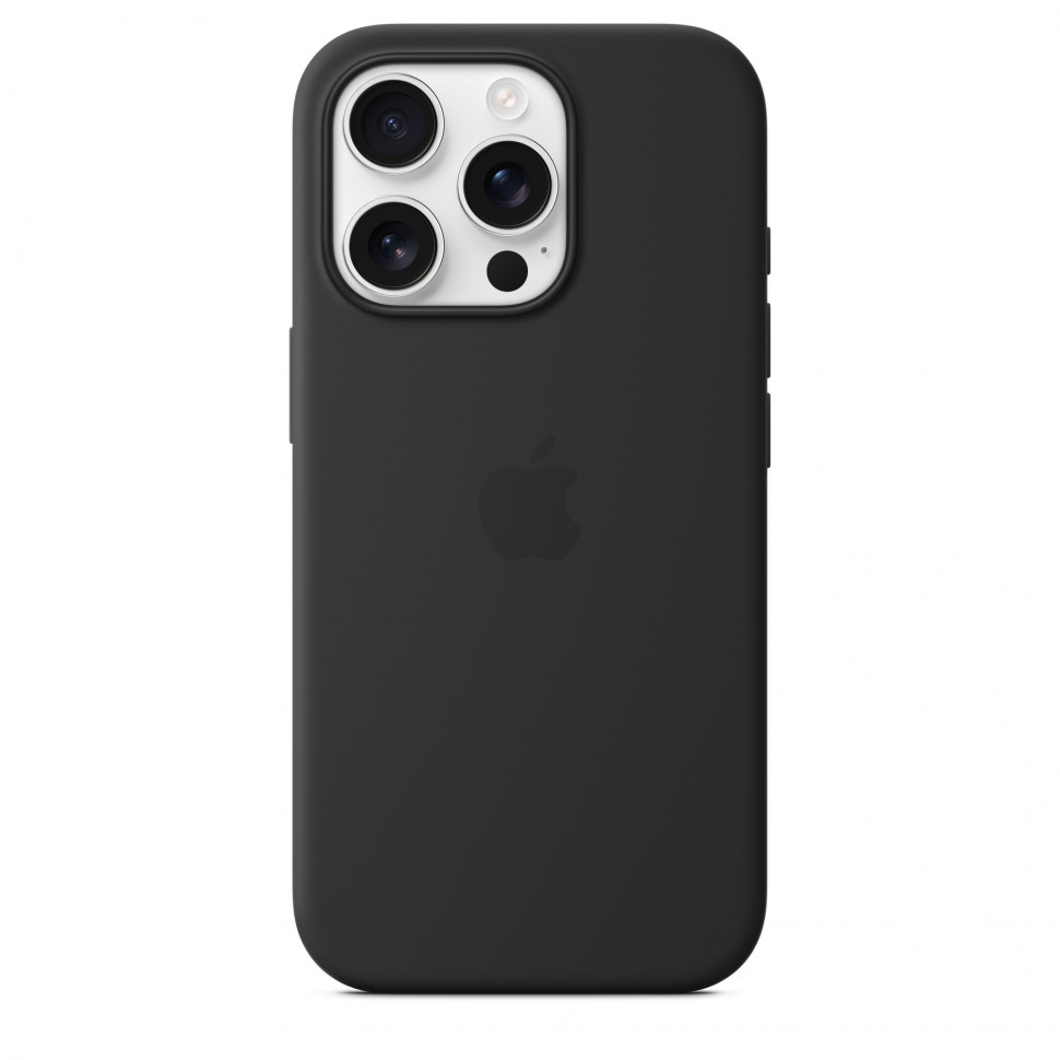 Чехол защитный Apple Silicone Case с MagSafe для iPhone 16 Pro Black