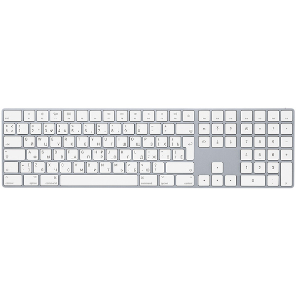 Клавиатура Apple Magic Keyboard with Numeric Keypad Белый (MQ052)