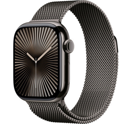 Умные часы Apple Watch Series 10 42mm Slate Titanium Case with Slate Milanese Loop