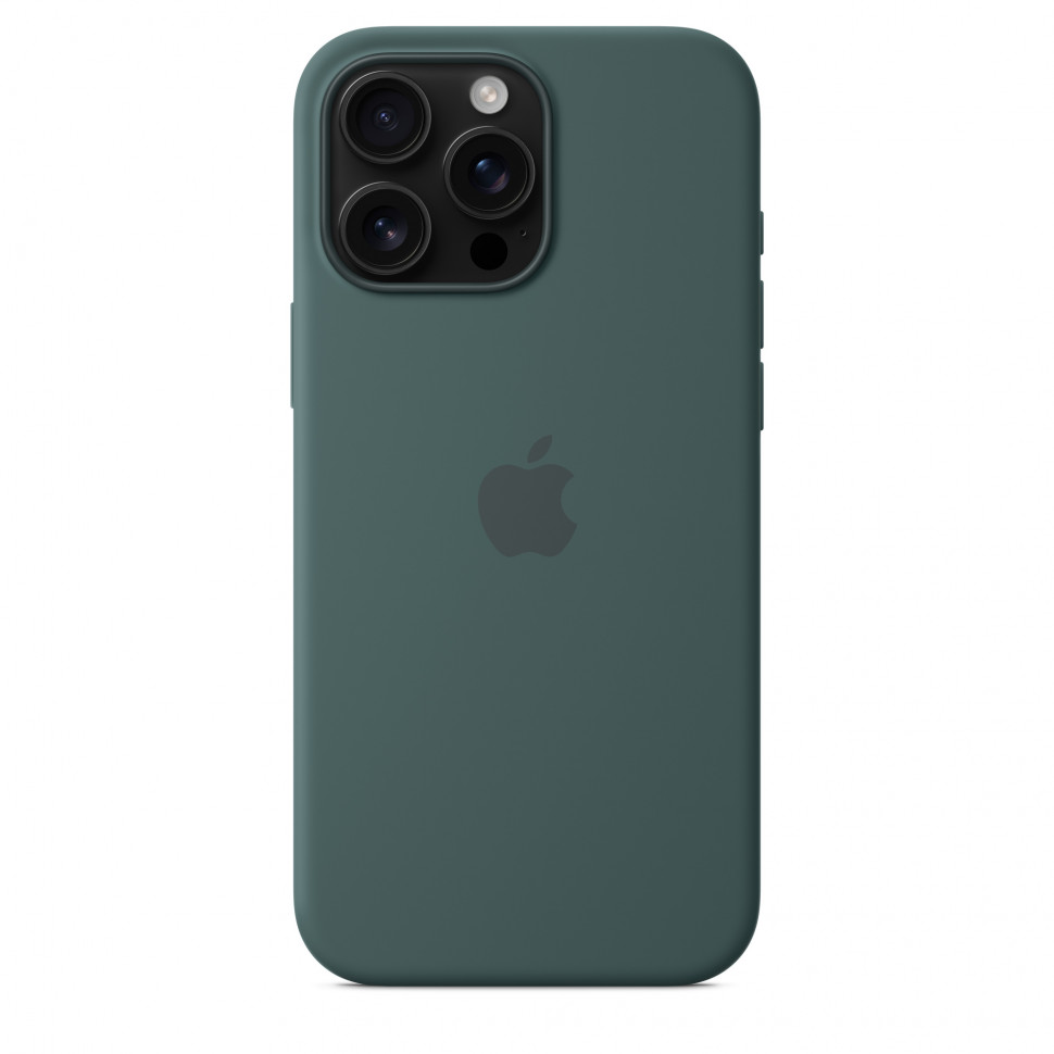Чехол защитный Apple Silicone Case с MagSafe для iPhone 16 Pro Max Lake Green