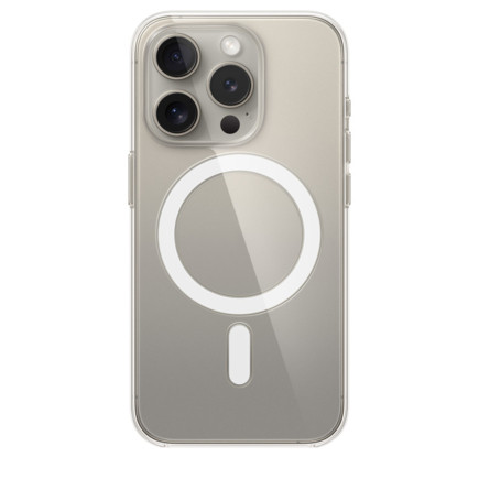 Чехол защитный Apple Clear Case с MagSafe для iPhone 15 Pro