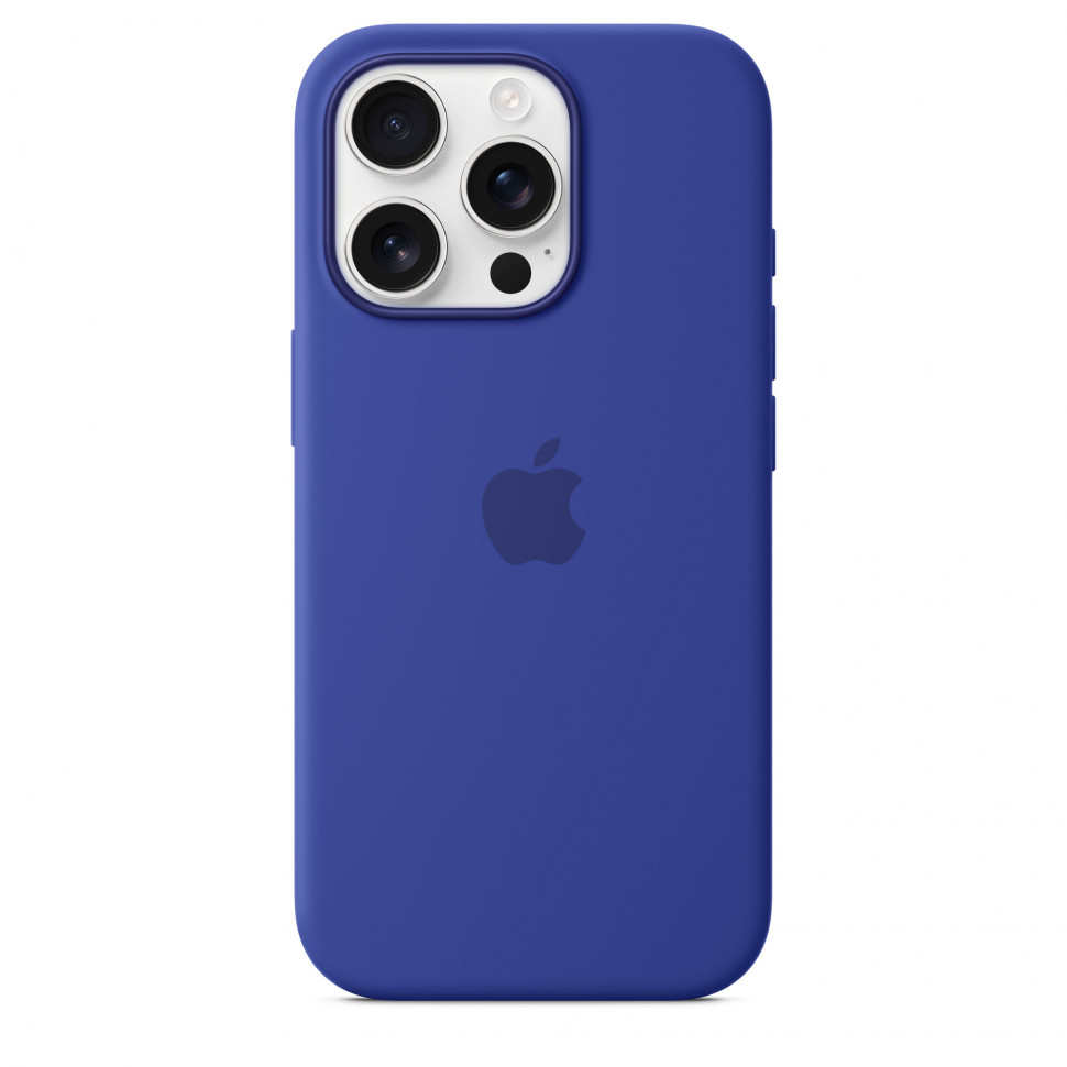 Чехол защитный Apple Silicone Case с MagSafe для iPhone 16 Pro Ultramarine