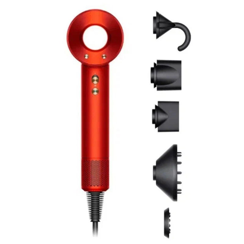Фен Dyson Supersonic HD08 Gift Edition Topaz Orange (Вилка CN)