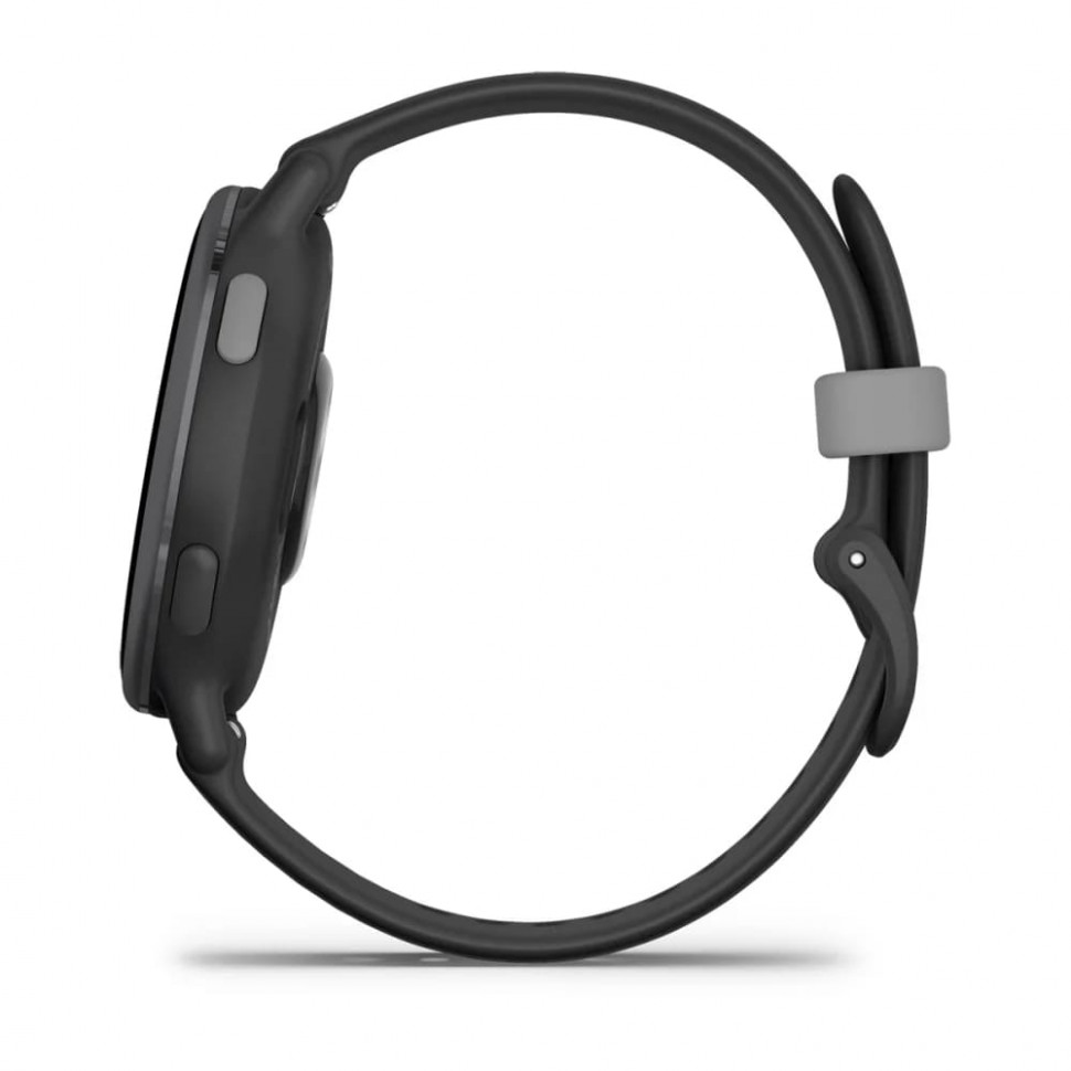 Умные часы Garmin Vivoactive 5 Slate Aluminum Bezel with Black Case and Silicone Band (010-02862-10)
