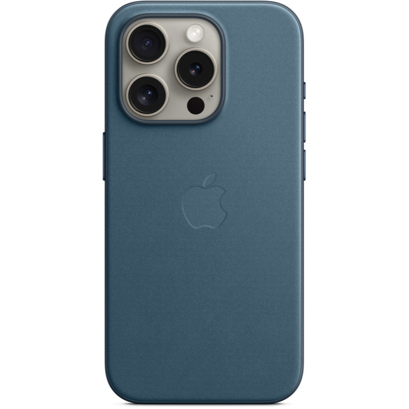 Чехол защитный Apple FineWoven Case with MagSafe для iPhone 15 Pro Pacific Blue
