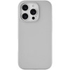 Чехол защитный uBear Touch Mag Case для iPhone 16 Pro Светло-серый
