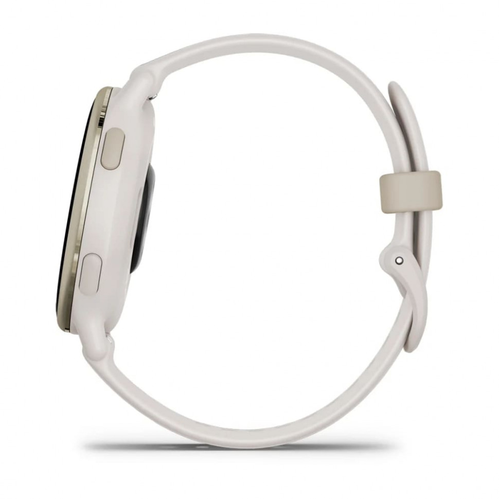 Умные часы Garmin Vivoactive 5 Cream Gold Aluminum Bezel with Ivory Case and Silicone Band (010-02862-11)