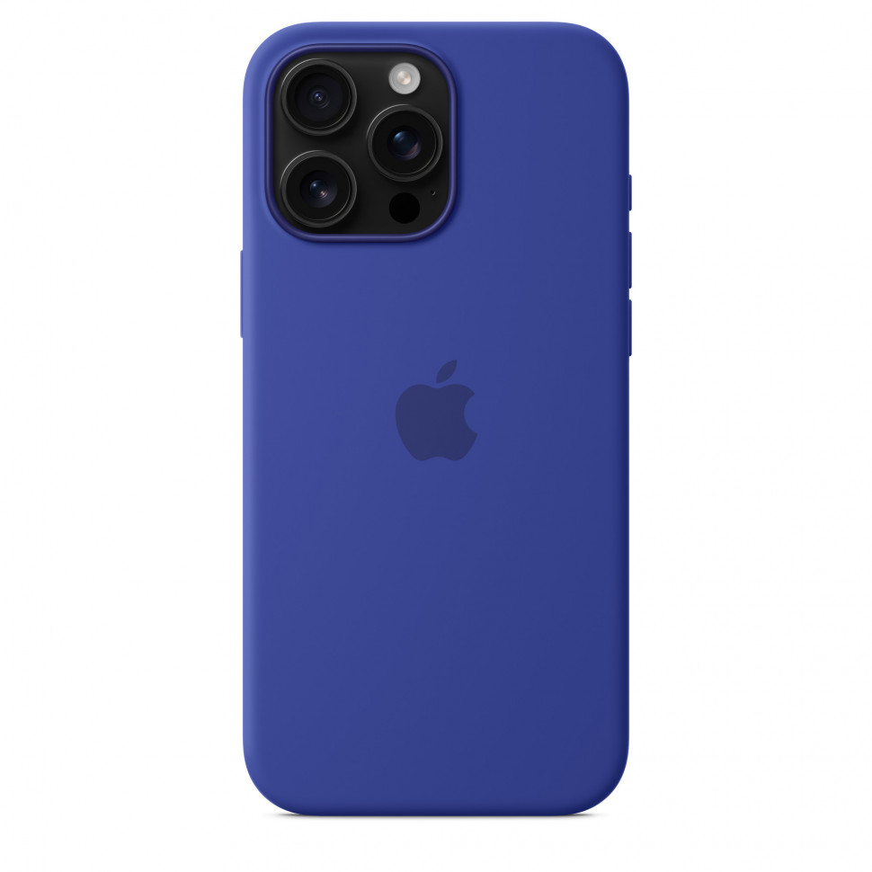 Чехол защитный Apple Silicone Case с MagSafe для iPhone 16 Pro Max Ultramarine