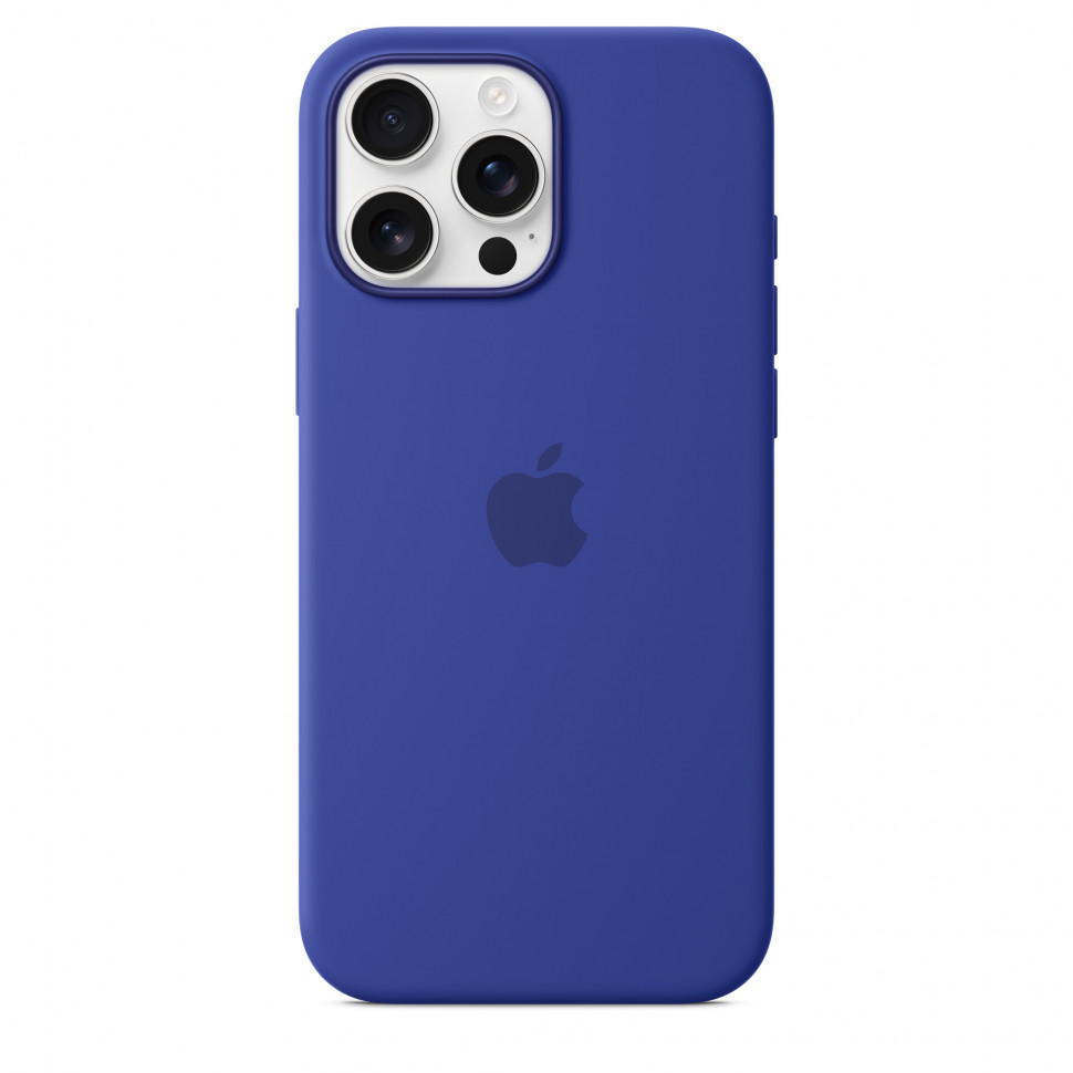 Чехол защитный Apple Silicone Case с MagSafe для iPhone 16 Pro Max Ultramarine