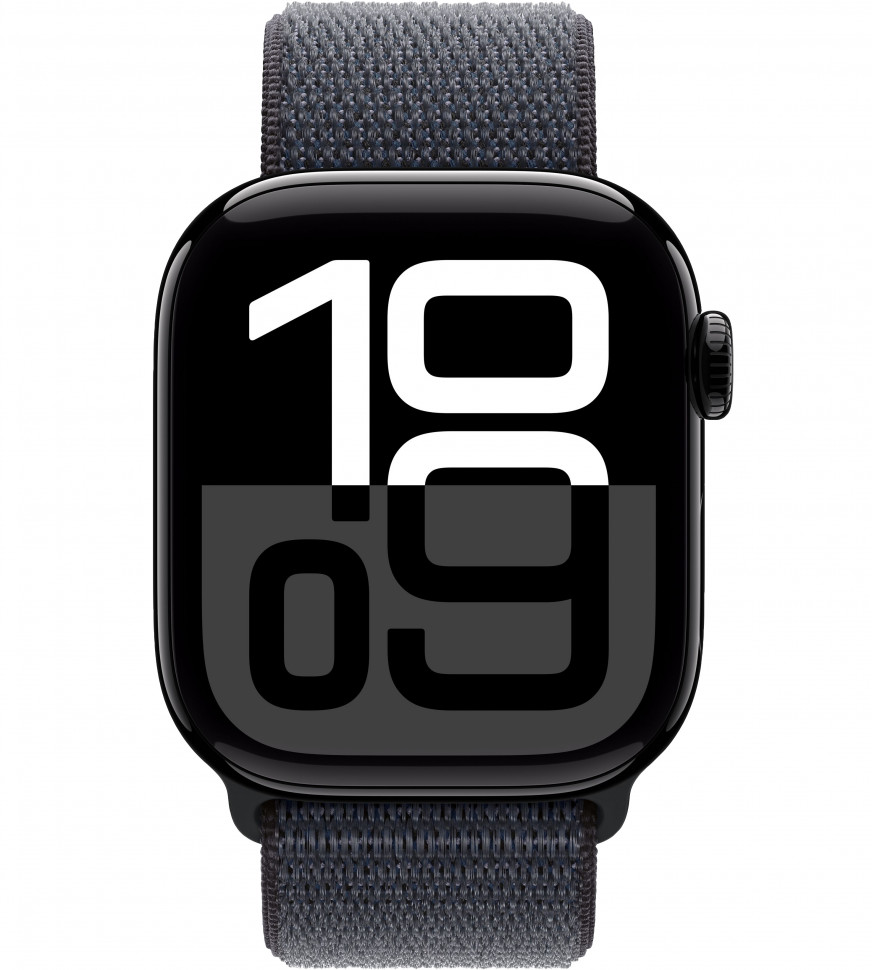 Умные часы Apple Watch Series 10 42mm Jet Black Aluminum Case with Ink Sport Loop