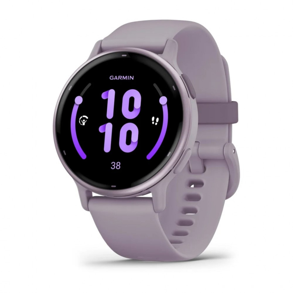 Умные часы Garmin Vivoactive 5 Metallic Orchid Aluminum Bezel with Orchid Case and Silicone Band (010-02862-13)
