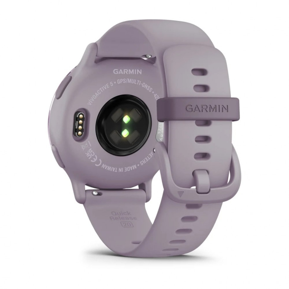 Умные часы Garmin Vivoactive 5 Metallic Orchid Aluminum Bezel with Orchid Case and Silicone Band (010-02862-13)