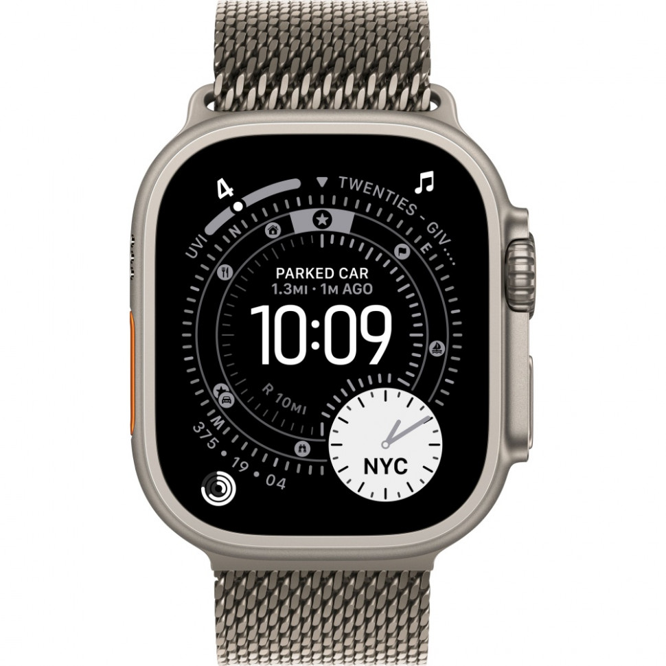 Умные часы Apple Watch Ultra 3 2025 49mm Natural Titanium Case with Natural Titanium Milanese Loop (S)