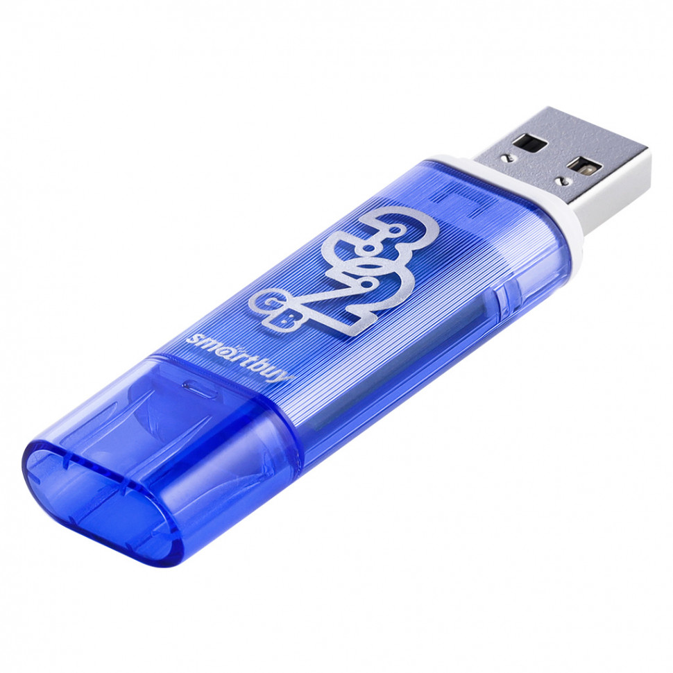 Флеш-накопитель SmartBuy 32GB Glossy series Dark Blue (SB32GBGS-DB)