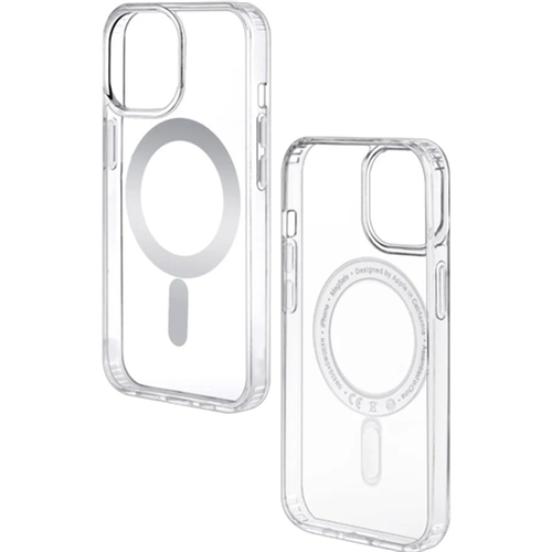 Чехол защитный силиконовый HOCO MagSafe для iPhone 16 Pro Max Прозрачный