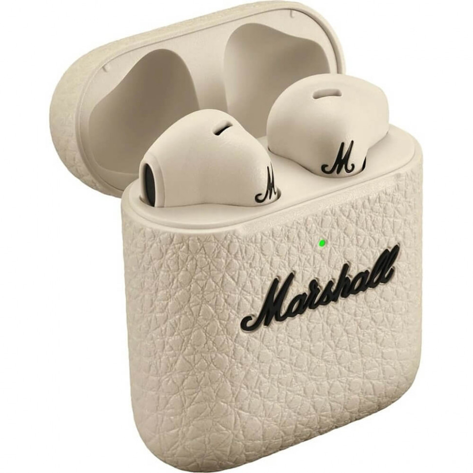 Беспроводные наушники Marshall Minor III Кремовые (Cream)