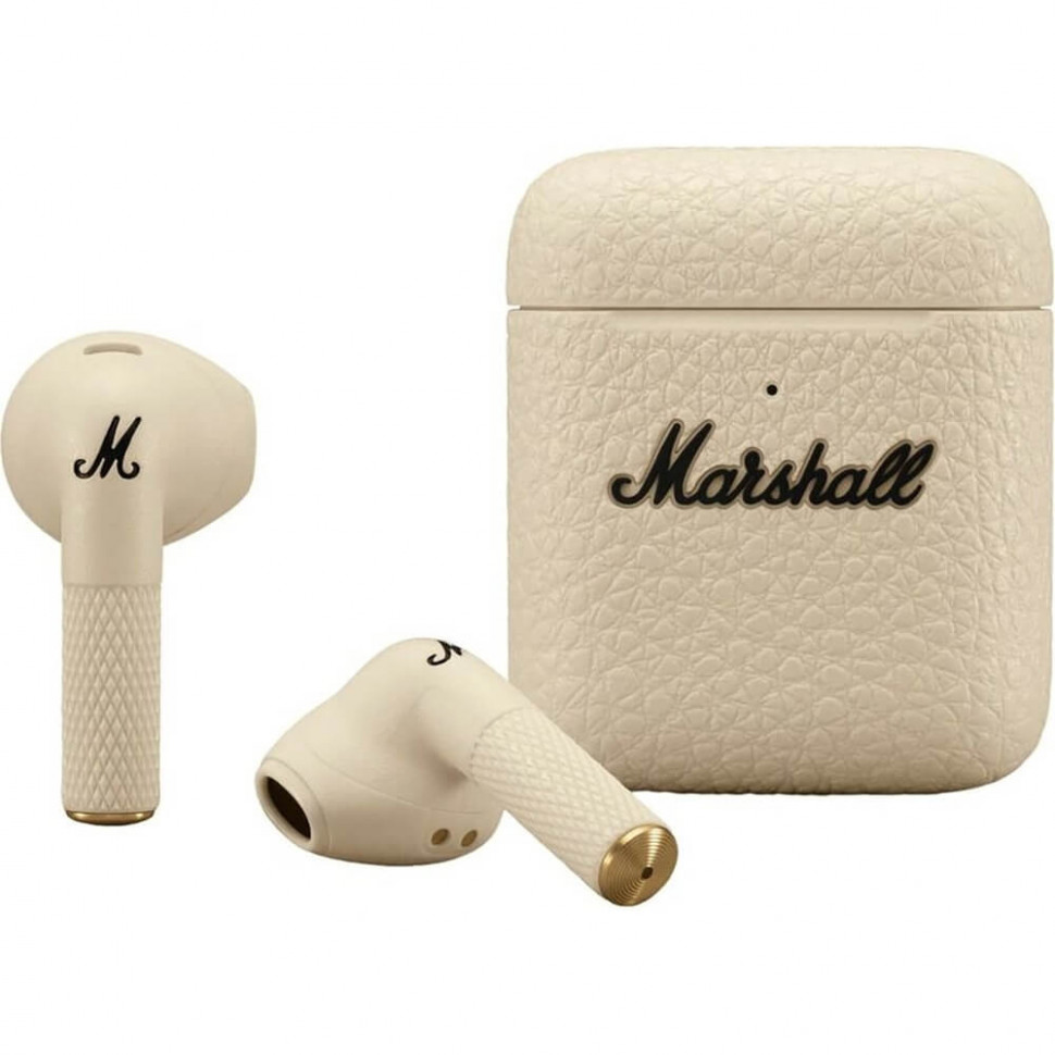 Беспроводные наушники Marshall Minor III Кремовые (Cream)