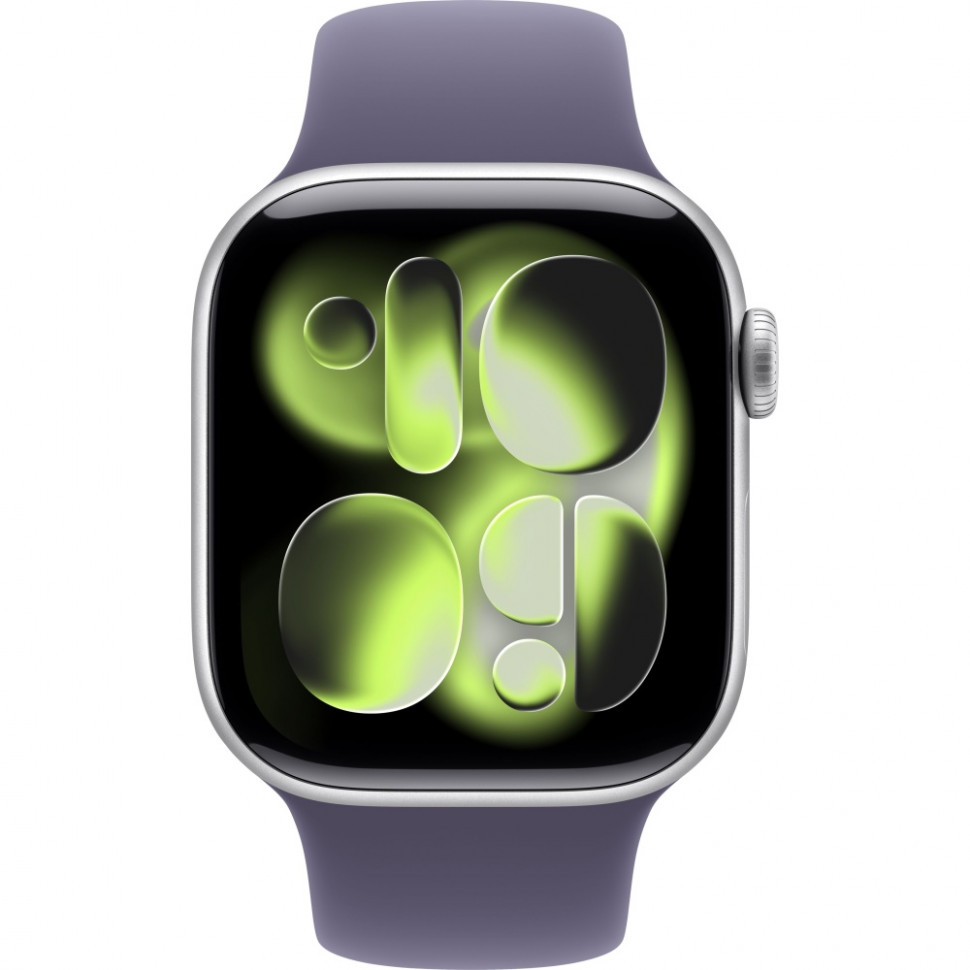 Умные часы Apple Watch Series 11 42mm Silver Aluminum Case with Purple Fog Sport Band (S/M)