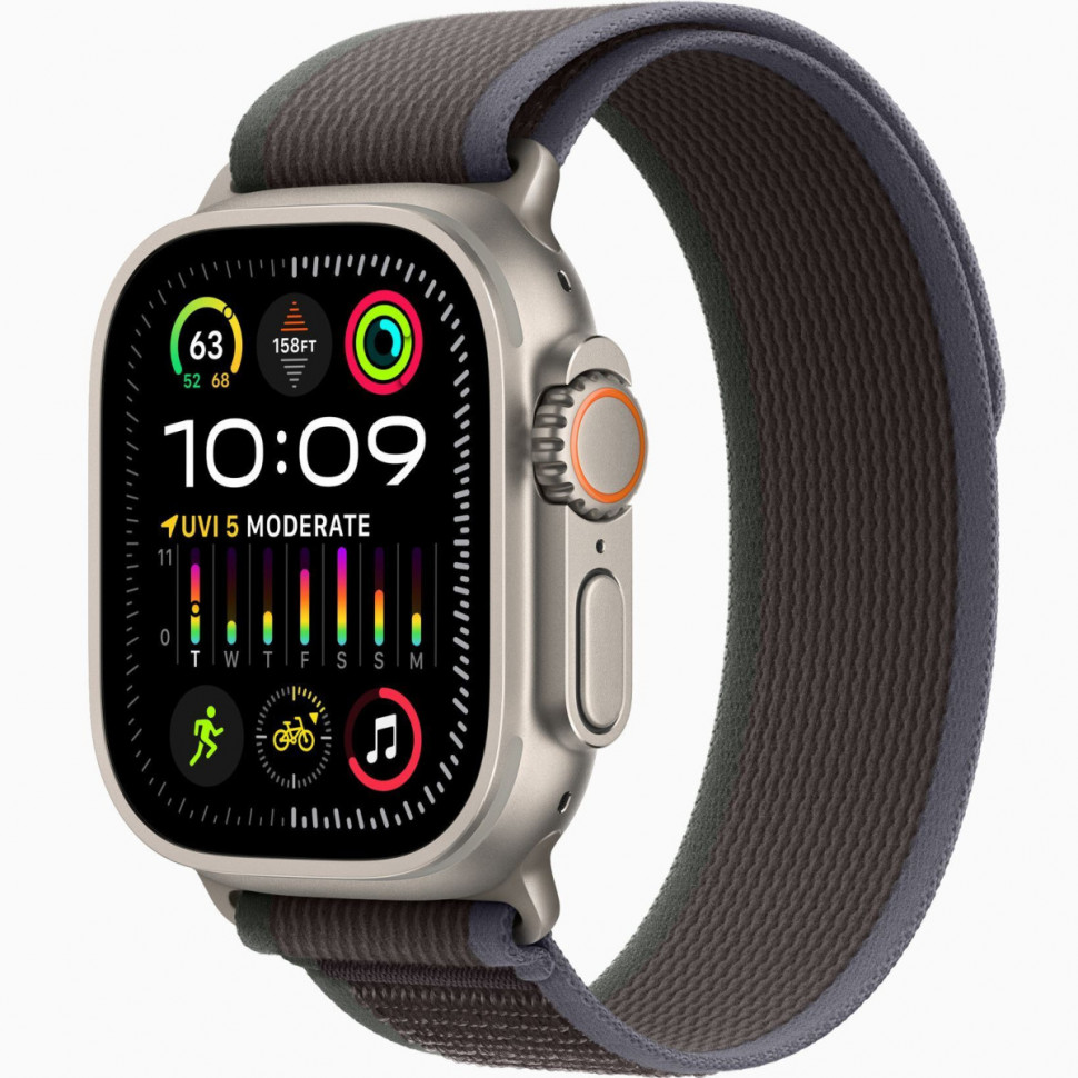 Умные часы Apple Watch Ultra 2 49mm Titanium Case with Blue/Black Trail Loop (M/L)