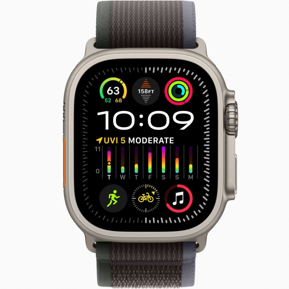 Умные часы Apple Watch Ultra 2 49mm Titanium Case with Blue/Black Trail Loop (M/L)